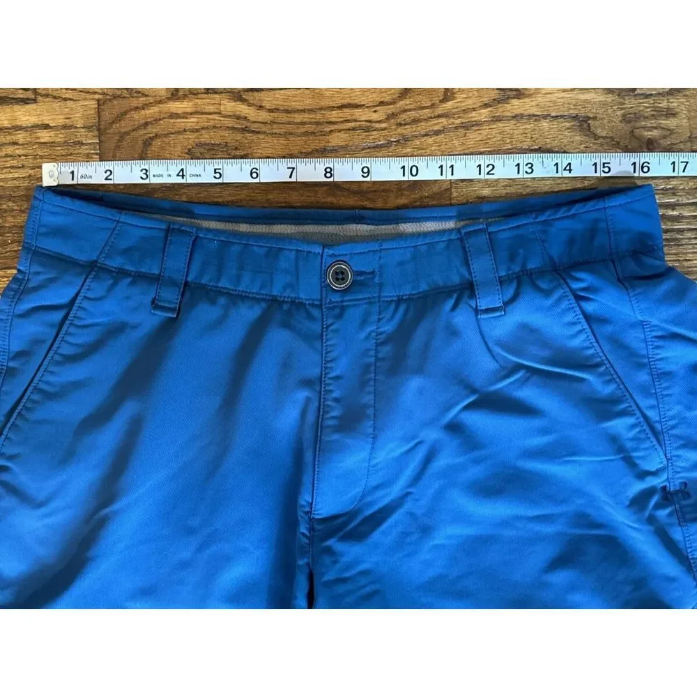 Under Armour UA Match Play comfort waist Vented Golf Pants Blue Mens Size 32x32*